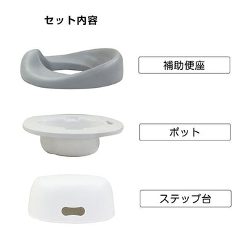 3WAYおまる オッピーナ KISS BABY シンセーインターナショナル 【抗菌加工 洋式 オマル 補助便座 ステップとしても使える】【送料無料 沖縄・一部地域を除く】